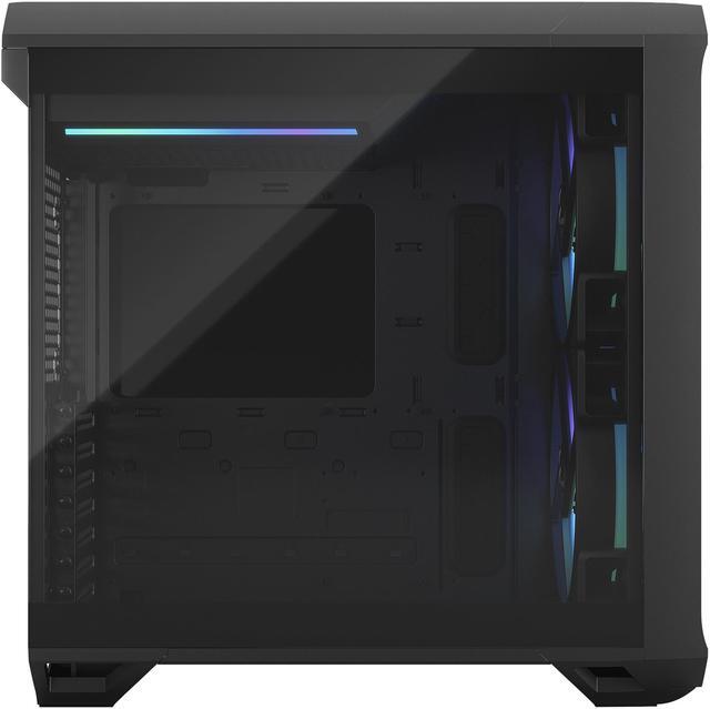 Alt view image 9 of 20 - Fractal Design Torrent Compact RGB Black TG Light Tempered Glass High-Airflow ATX Computer Case