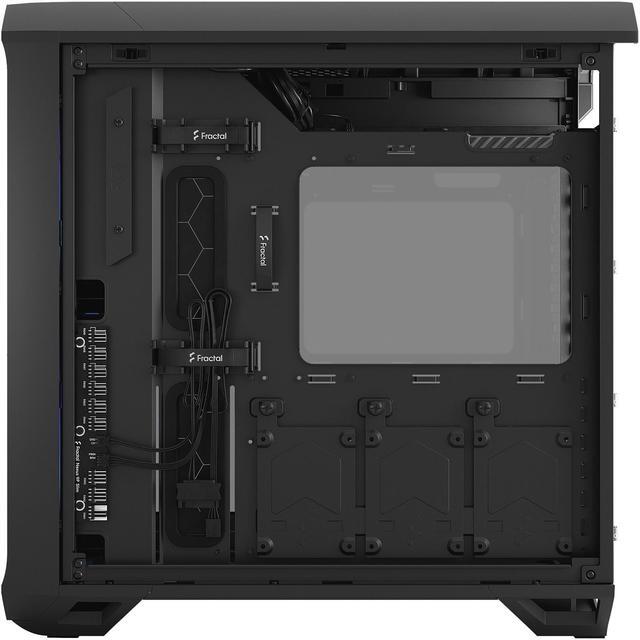 Alt view image 10 of 20 - Fractal Design Torrent Compact RGB Black TG Light Tempered Glass High-Airflow ATX Computer Case