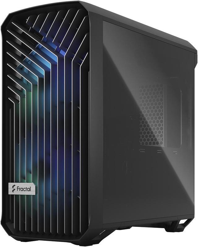 Alt view image 6 of 20 - Fractal Design Torrent Compact RGB Black TG Light Tempered Glass High-Airflow ATX Computer Case