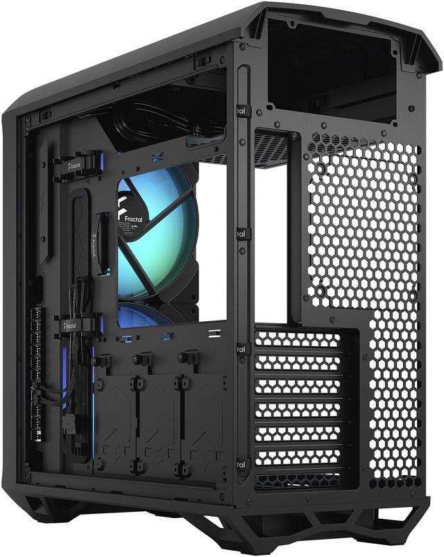 Alt view image 20 of 20 - Fractal Design Torrent Compact RGB Black TG Light Tempered Glass High-Airflow ATX Computer Case