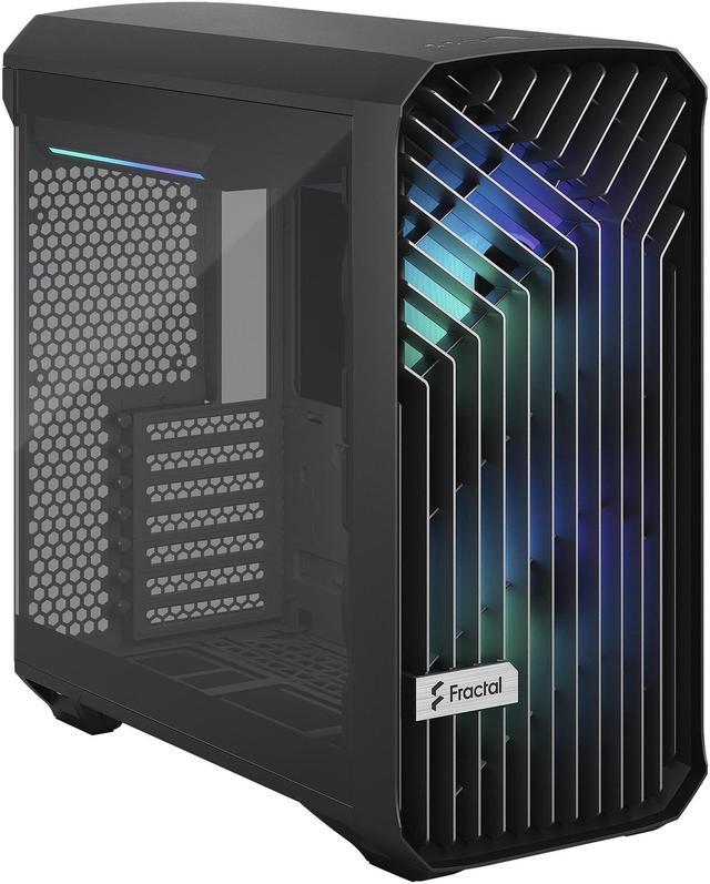 Alt view image 12 of 20 - Fractal Design Torrent Compact RGB Black TG Light Tempered Glass High-Airflow ATX Computer Case