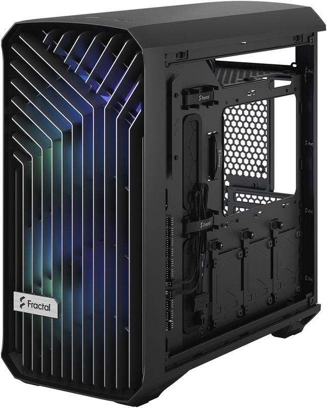 Alt view image 14 of 20 - Fractal Design Torrent Compact RGB Black TG Light Tempered Glass High-Airflow ATX Computer Case