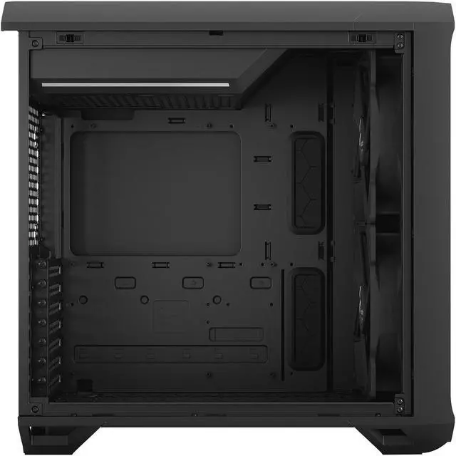 Alt view image 7 of 20 - Fractal Design Torrent Compact Black Steel ATX Mid Tower Computer Case ATX Power Supply