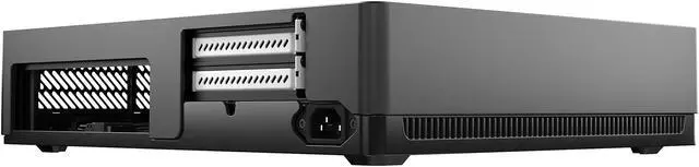 Alt view image 5 of 13 - Fractal Design Node 202 Black Mini-ITX Slim Profile Compact Small Form Factor Computer Case with PCIE 3.0 Riser Card and Anode SFX Bronze 450w PSU