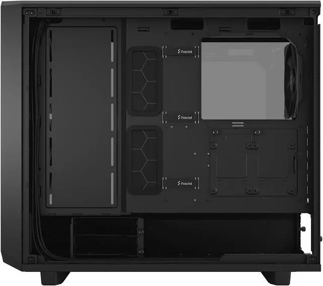 Alt view image 9 of 17 - Fractal Design Meshify 2 Lite Black TG Light Tinted Tempered Glass Window ATX Mid Tower Computer Case