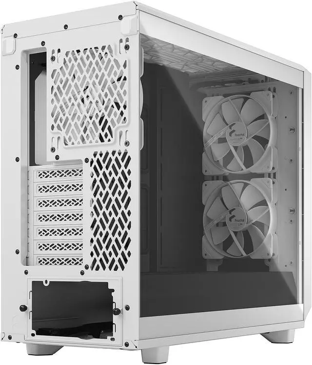 Alt view image 15 of 17 - Fractal Design Meshify 2 Lite White TG Clear Tinted Tempered Glass Window ATX Mid Tower Computer Case