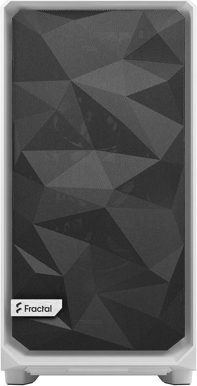 Alt view image 2 of 17 - Fractal Design Meshify 2 Lite White TG Clear Tinted Tempered Glass Window ATX Mid Tower Computer Case