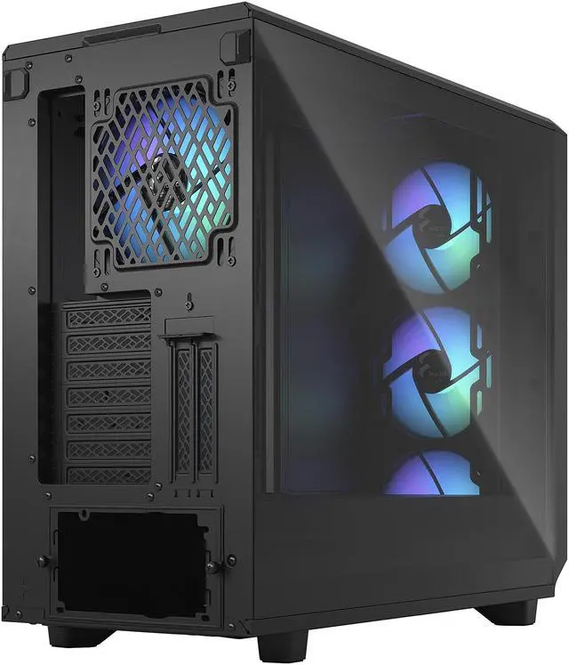 Alt view image 12 of 13 - Fractal Design Meshify 2 RGB Black TG Light Tinted Tempered Glass Window ATX Mid Tower Computer Case