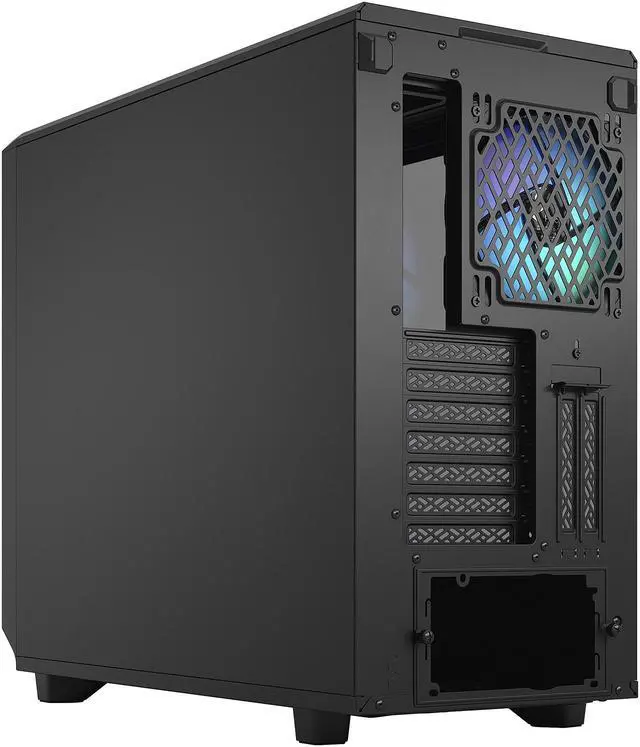 Alt view image 13 of 13 - Fractal Design Meshify 2 RGB Black TG Light Tinted Tempered Glass Window ATX Mid Tower Computer Case