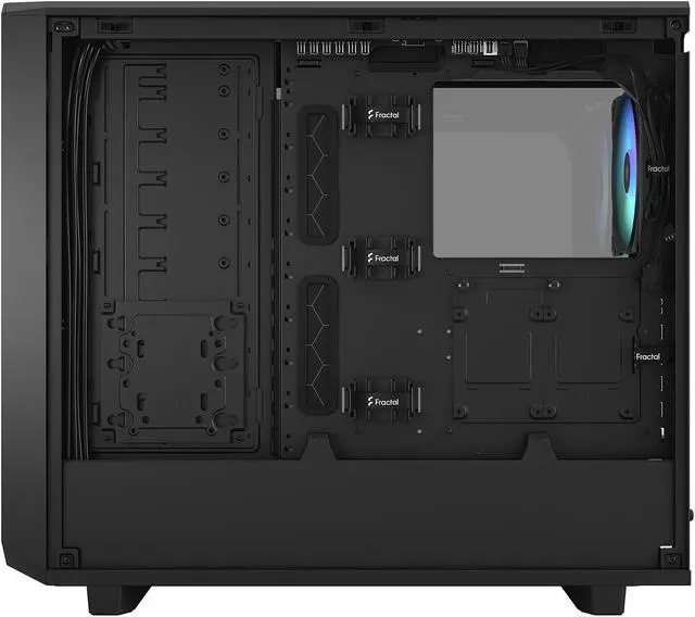 Alt view image 6 of 13 - Fractal Design Meshify 2 RGB Black TG Light Tinted Tempered Glass Window ATX Mid Tower Computer Case
