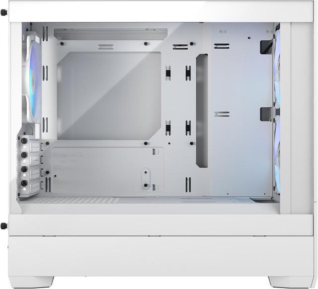 Alt view image 6 of 12 - Fractal Design Pop Mini Air RGB White TG mATX High-Airflow Clear Tempered Glass Window Tower Computer Case