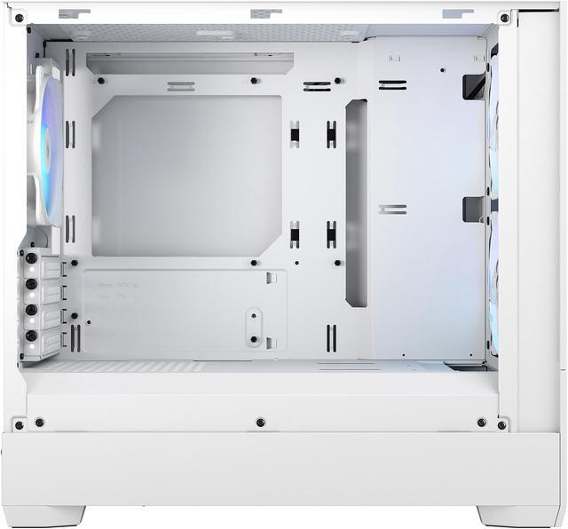 Alt view image 7 of 12 - Fractal Design Pop Mini Air RGB White TG mATX High-Airflow Clear Tempered Glass Window Tower Computer Case