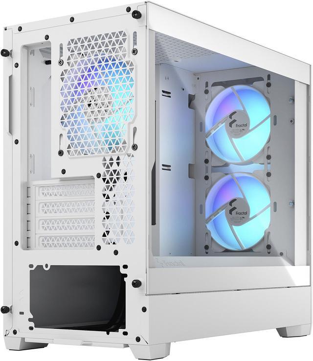 Alt view image 10 of 12 - Fractal Design Pop Mini Air RGB White TG mATX High-Airflow Clear Tempered Glass Window Tower Computer Case