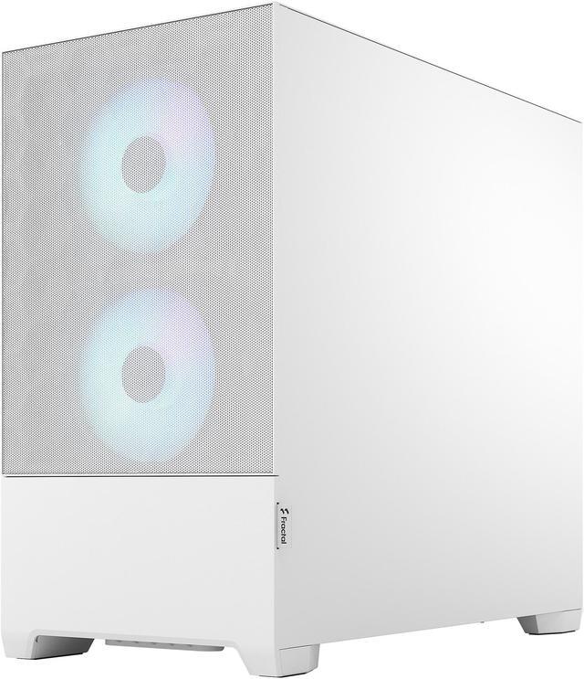 Alt view image 11 of 12 - Fractal Design Pop Mini Air RGB White TG mATX High-Airflow Clear Tempered Glass Window Tower Computer Case