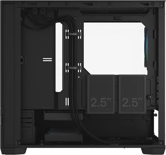 Alt view image 3 of 12 - Fractal Design Pop Mini Air RGB Black TG mATX High-Airflow Clear Tempered Glass Window Tower Computer Case