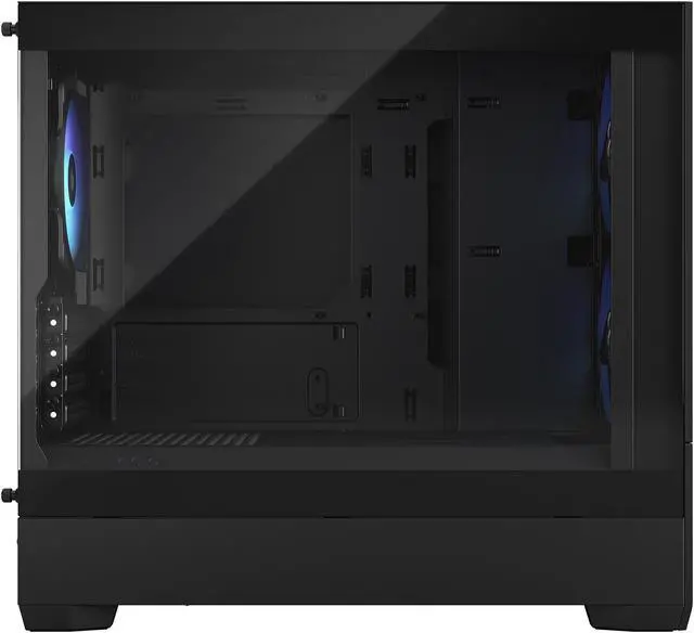 Alt view image 5 of 12 - Fractal Design Pop Mini Air RGB Black TG mATX High-Airflow Clear Tempered Glass Window Tower Computer Case