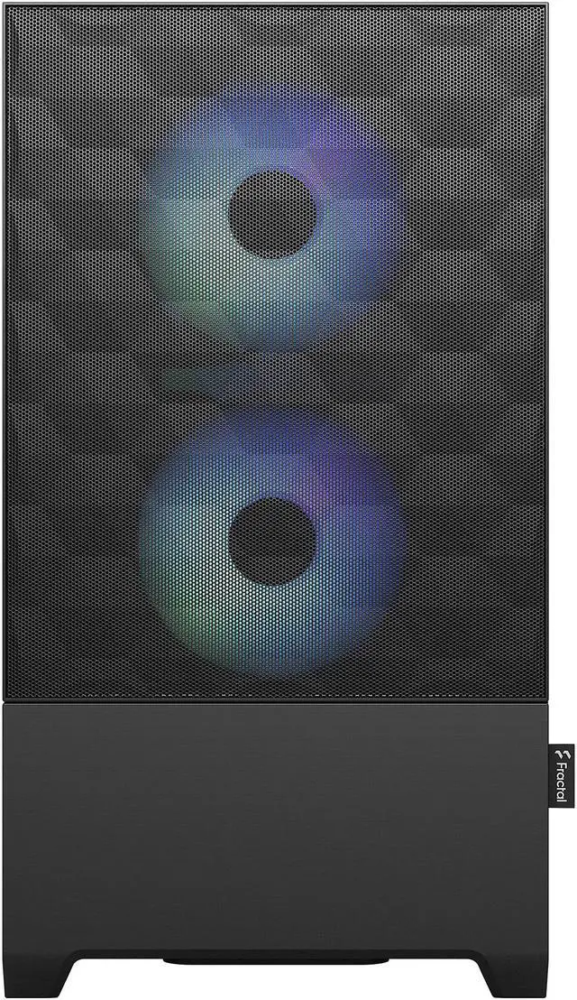 Alt view image 8 of 12 - Fractal Design Pop Mini Air RGB Black TG mATX High-Airflow Clear Tempered Glass Window Tower Computer Case