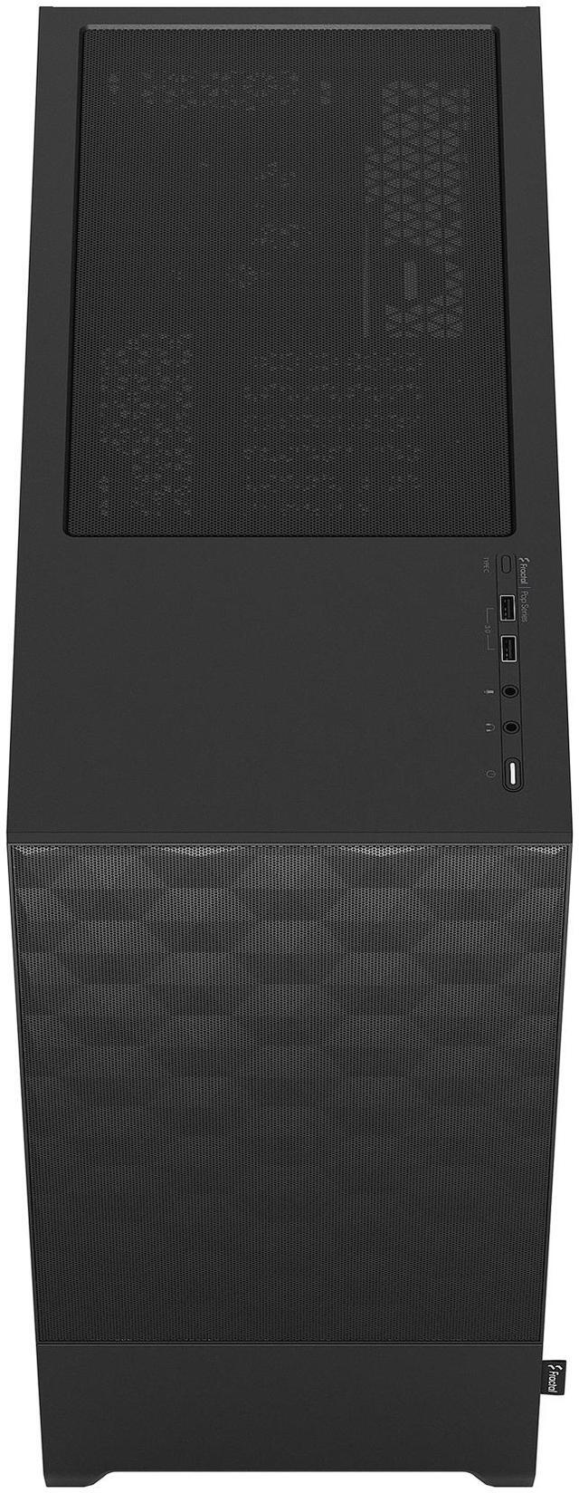 Alt view image 5 of 12 - Fractal Design Pop Air Black ATX High-Airflow Solid Panel Mid Tower Computer Case