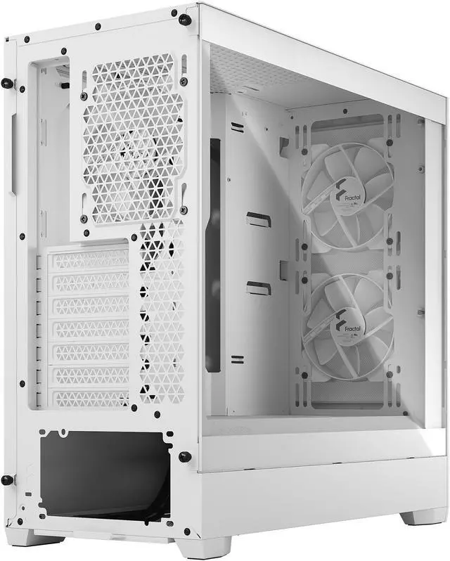 Alt view image 10 of 12 - Fractal Design Pop Air White TG ATX High-Airflow Clear Tempered Glass Window Mid Tower Computer Case