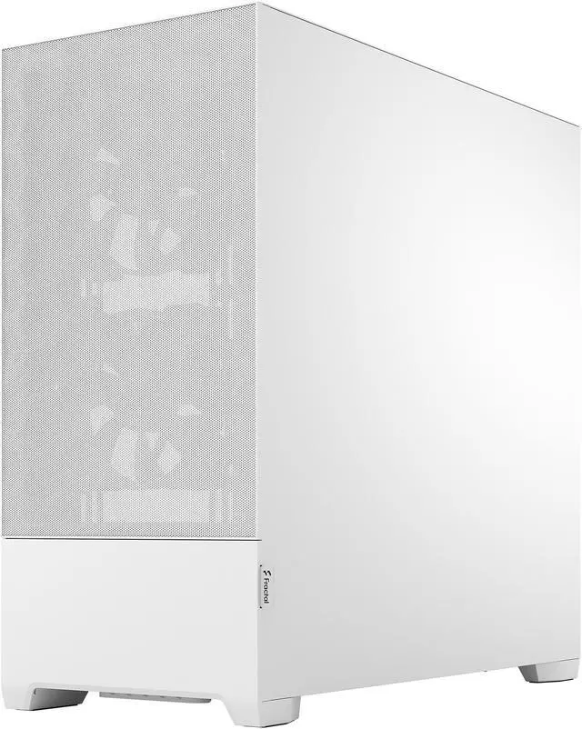 Alt view image 3 of 12 - Fractal Design Pop Air White TG ATX High-Airflow Clear Tempered Glass Window Mid Tower Computer Case