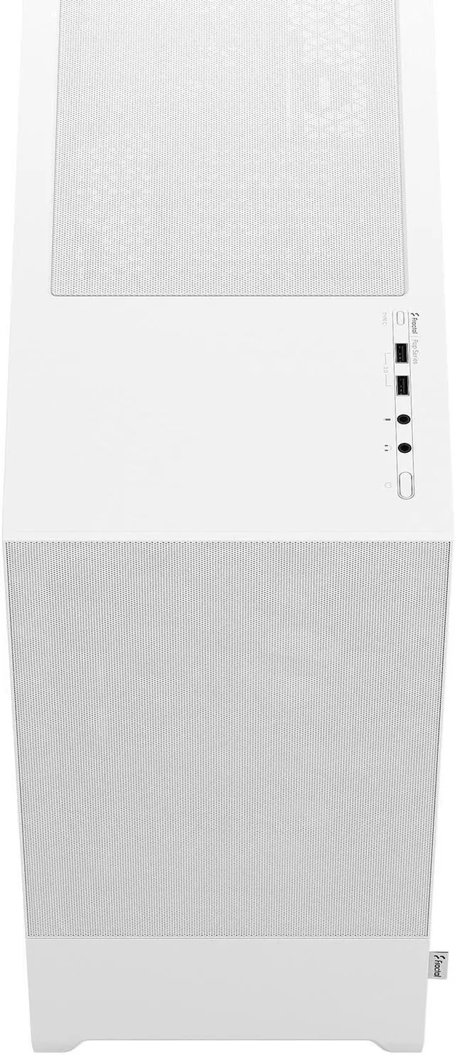 Alt view image 4 of 12 - Fractal Design Pop Air White TG ATX High-Airflow Clear Tempered Glass Window Mid Tower Computer Case