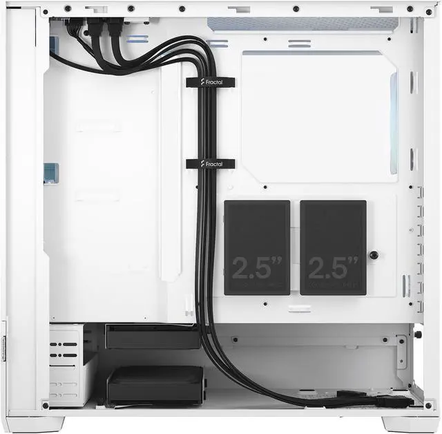 Alt view image 4 of 12 - Fractal Design Pop Air RGB White TG ATX High-Airflow Clear Tempered Glass Window Mid Tower Computer Case