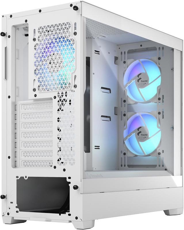 Alt view image 10 of 12 - Fractal Design Pop Air RGB White TG ATX High-Airflow Clear Tempered Glass Window Mid Tower Computer Case