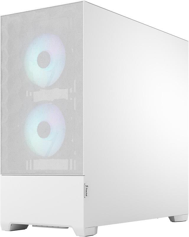 Alt view image 11 of 12 - Fractal Design Pop Air RGB White TG ATX High-Airflow Clear Tempered Glass Window Mid Tower Computer Case