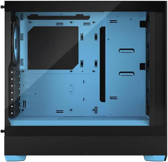 Alt view image 7 of 12 - Fractal Design Pop Air RGB Black Cyan Core TG ATX High-Airflow Clear Tempered Glass Window Mid Tower Computer Case