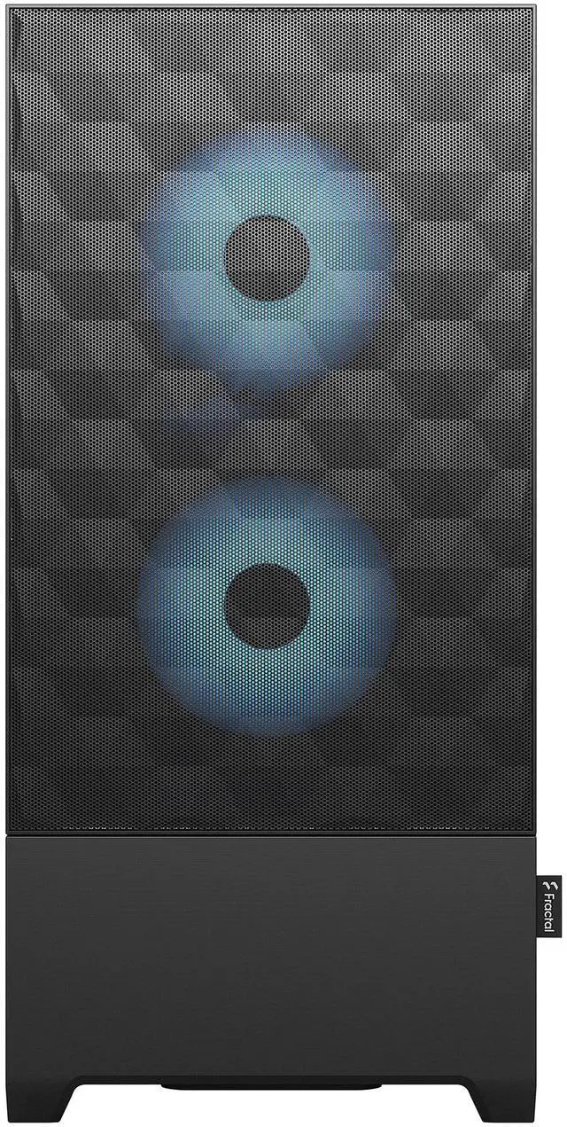Alt view image 3 of 12 - Fractal Design Pop Air RGB Black Cyan Core TG ATX High-Airflow Clear Tempered Glass Window Mid Tower Computer Case