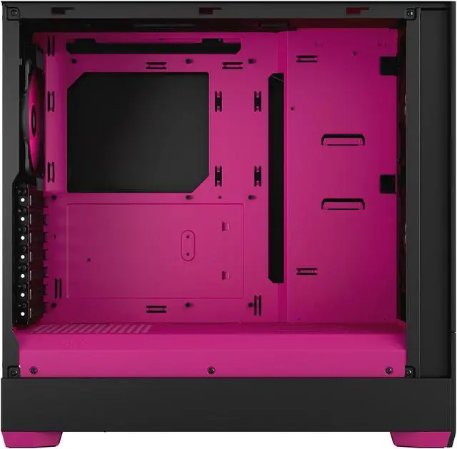 Alt view image 7 of 12 - Fractal Design Pop Air RGB Black Magenta Core TG ATX High-Airflow Clear Tempered Glass Window Mid Tower Computer Case
