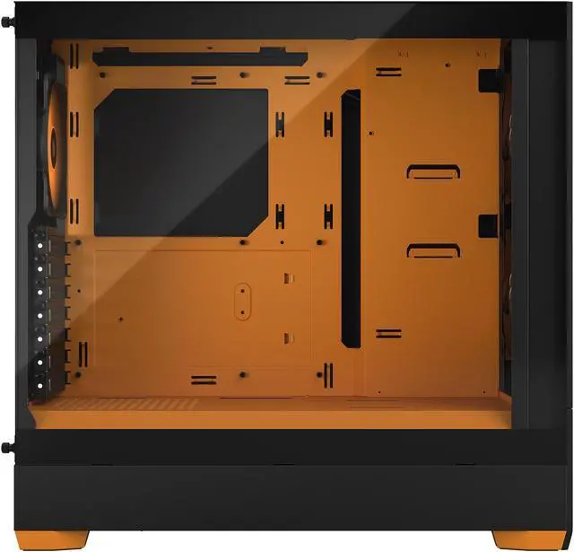 Alt view image 5 of 12 - Fractal Design Pop Air RGB Black Orange Core TG ATX High-Airflow Clear Tempered Glass Window Mid Tower Computer Case