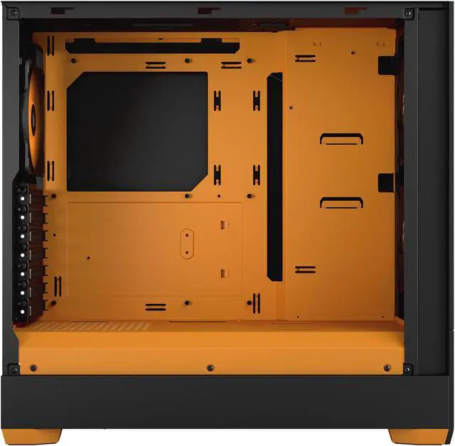 Alt view image 6 of 12 - Fractal Design Pop Air RGB Black Orange Core TG ATX High-Airflow Clear Tempered Glass Window Mid Tower Computer Case