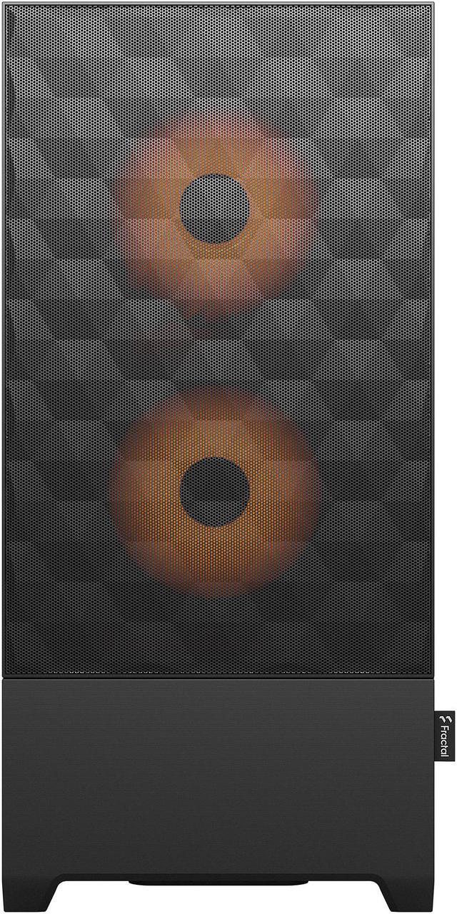 Alt view image 8 of 12 - Fractal Design Pop Air RGB Black Orange Core TG ATX High-Airflow Clear Tempered Glass Window Mid Tower Computer Case