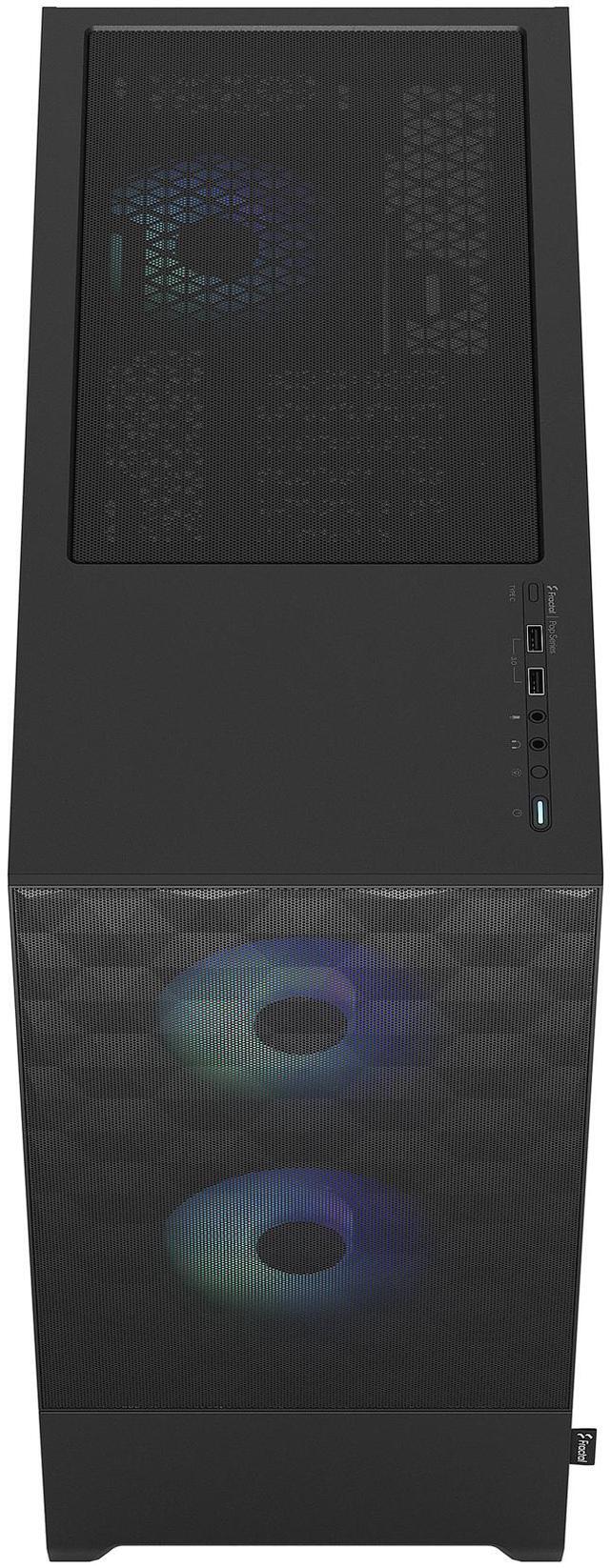 Alt view image 5 of 12 - Fractal Design Pop Air RGB Black TG ATX High-Airflow Clear Tempered Glass Window Mid Tower Computer Case
