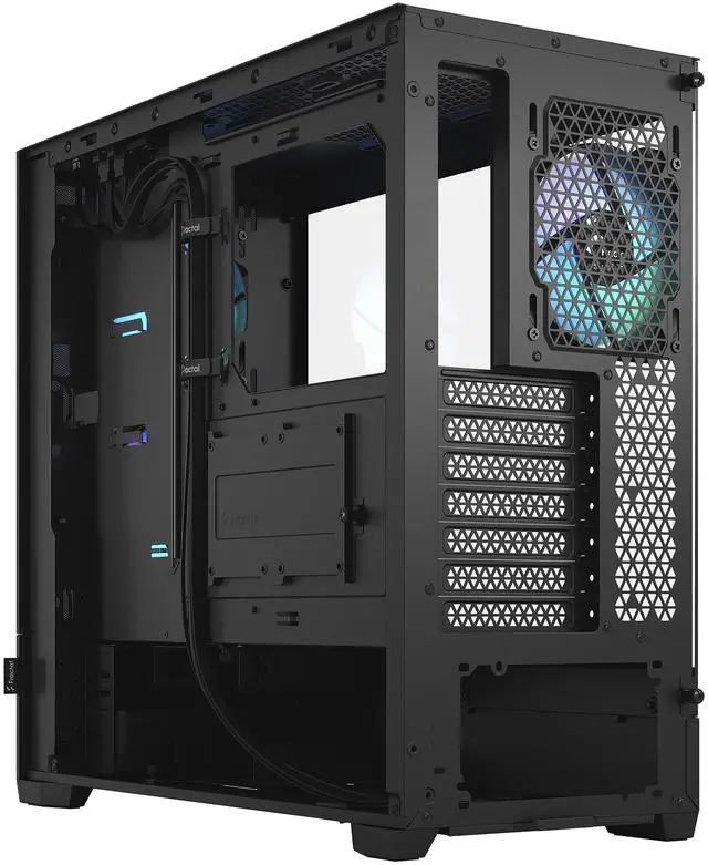 Alt view image 12 of 12 - Fractal Design Pop Air RGB Black TG ATX High-Airflow Clear Tempered Glass Window Mid Tower Computer Case
