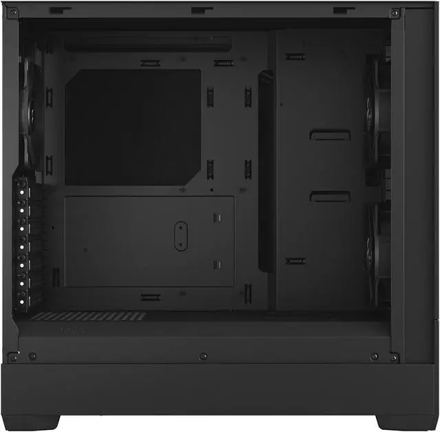 Alt view image 6 of 12 - Fractal Design Pop Silent Black ATX Sound Damped Solid Panel Mid Tower Computer Case