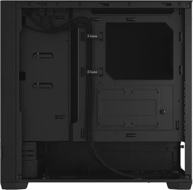 Alt view image 7 of 12 - Fractal Design Pop Silent Black ATX Sound Damped Solid Panel Mid Tower Computer Case