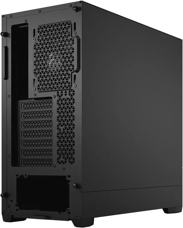 Alt view image 9 of 12 - Fractal Design Pop Silent Black ATX Sound Damped Solid Panel Mid Tower Computer Case