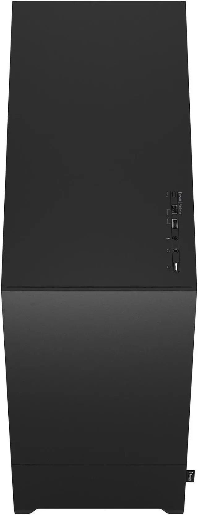 Alt view image 11 of 12 - Fractal Design Pop Silent Black ATX Sound Damped Solid Panel Mid Tower Computer Case