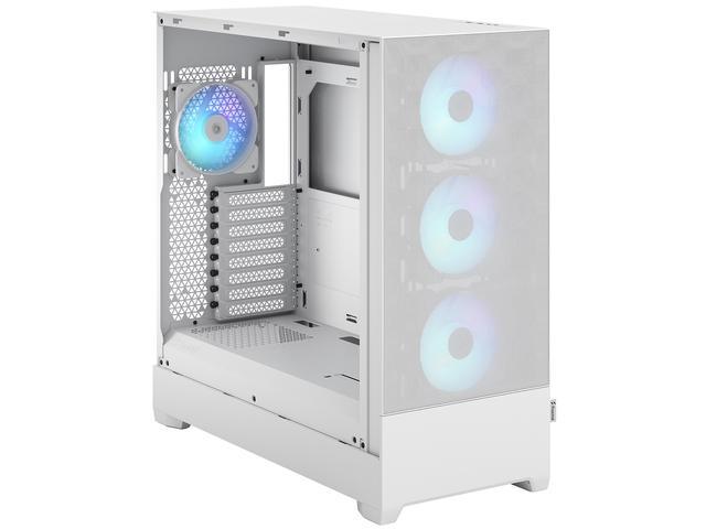 Air　Design　ATX　Computer　White　TG　Tower　Tempered　Full　High-Airflow　Window　Clear　Glass　RGB　XL　Pop　Fractal　Case