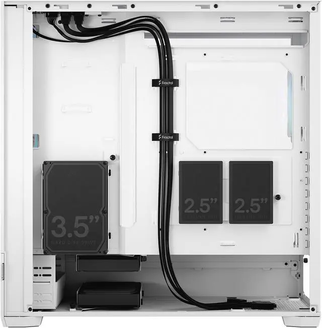 Alt view image 4 of 12 - Fractal Design Pop XL Air RGB White TG ATX High-Airflow Clear Tempered Glass Window Full Tower Computer Case