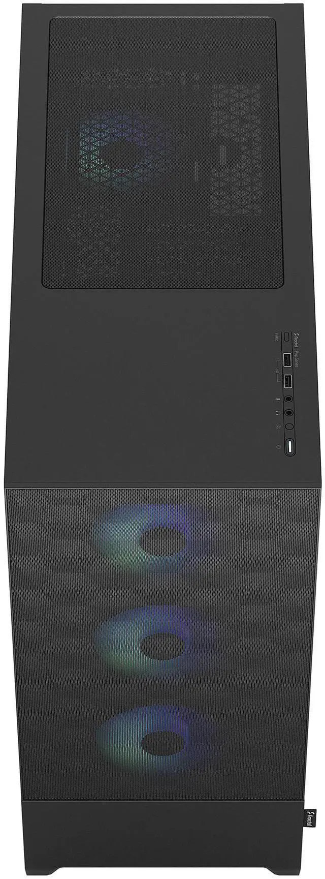 Alt view image 5 of 12 - Fractal Design Pop XL Air RGB Black TG ATX High-Airflow Clear Tempered Glass Window Full Tower Computer Case