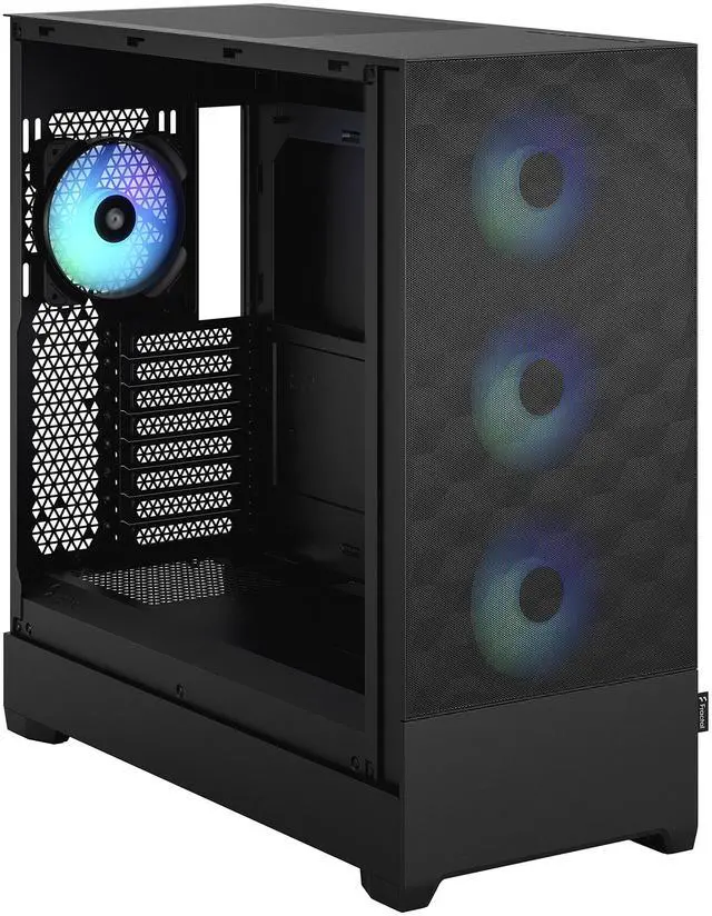 Alt view image 6 of 12 - Fractal Design Pop XL Air RGB Black TG ATX High-Airflow Clear Tempered Glass Window Full Tower Computer Case