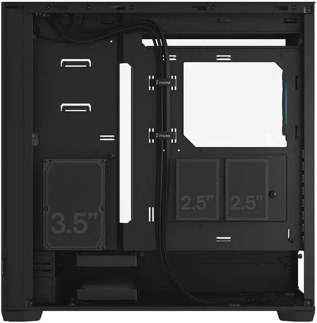 Alt view image 10 of 12 - Fractal Design Pop XL Air RGB Black TG ATX High-Airflow Clear Tempered Glass Window Full Tower Computer Case