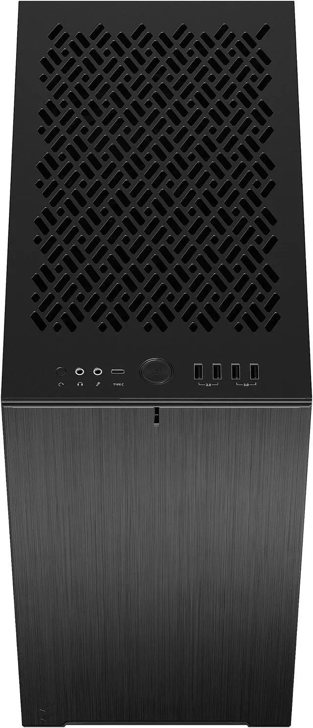 Alt view image 5 of 20 - Fractal Design Define 7 Mini Black Brushed Aluminum/Steel Silent mATX Computer Case