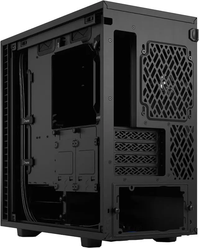 Alt view image 7 of 20 - Fractal Design Define 7 Mini Black Brushed Aluminum/Steel Silent mATX Computer Case