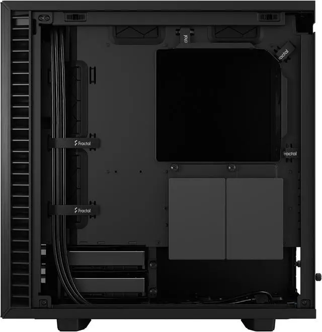 Alt view image 11 of 20 - Fractal Design Define 7 Mini Black Brushed Aluminum/Steel Silent mATX Computer Case
