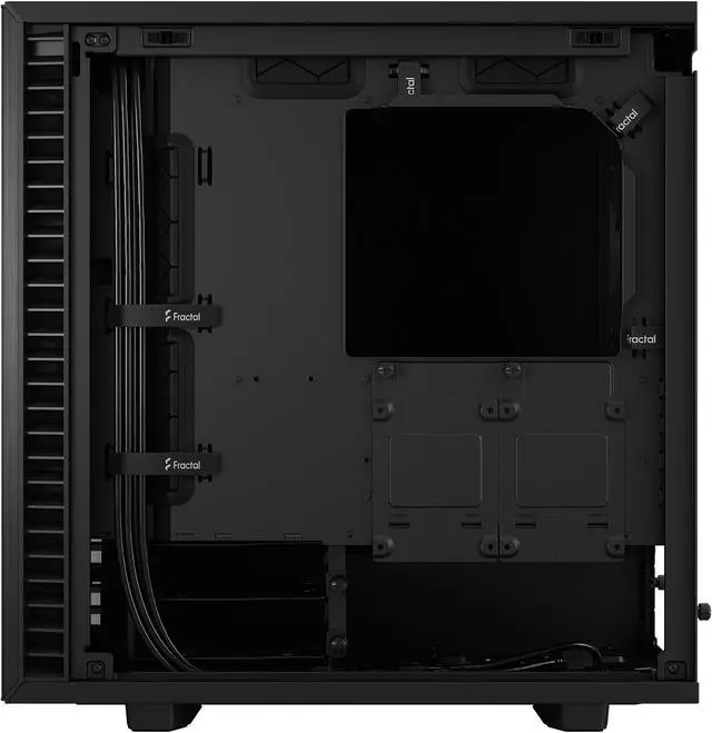 Alt view image 16 of 20 - Fractal Design Define 7 Mini Black Brushed Aluminum/Steel Silent mATX Computer Case