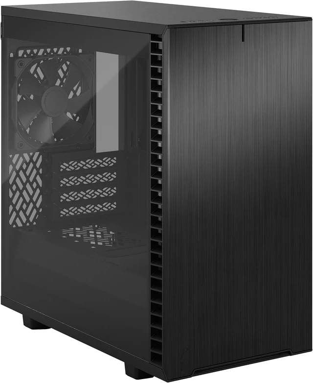 Main image of Fractal Design Define 7 Mini Black Brushed Aluminum/Steel Silent mATX Light Tinted Tempered Glass Window Computer Case